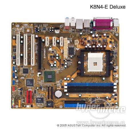 ASUS K8N4 E Deluxe,nForce4,4XRAID,Soc.754,PCIe x16 - foto 1