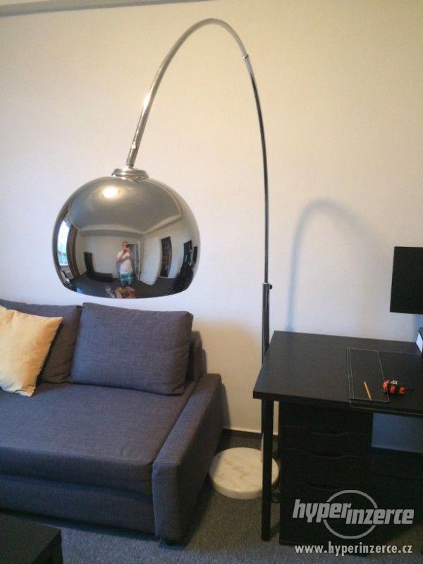 Oblouková lampa s marmorovým podstavcem - foto 2