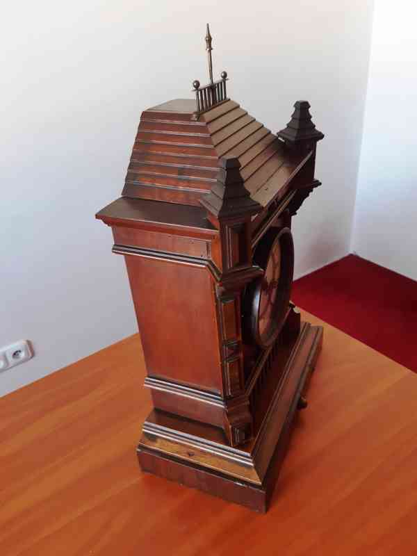 Starožitné stolní, krbové hodiny JUNGHANS *1890 - foto 3