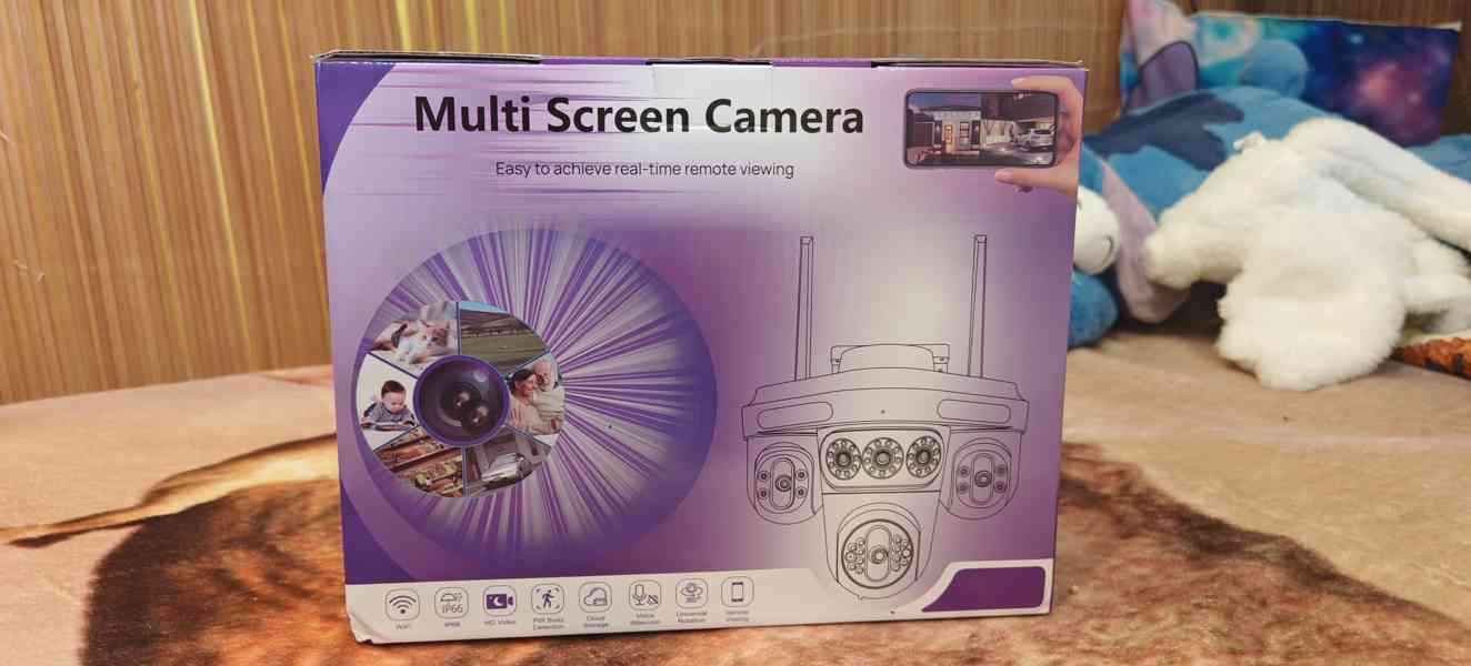 Prodám IP WiFi kameru 3x 5MP PTZ AI tracking - foto 3