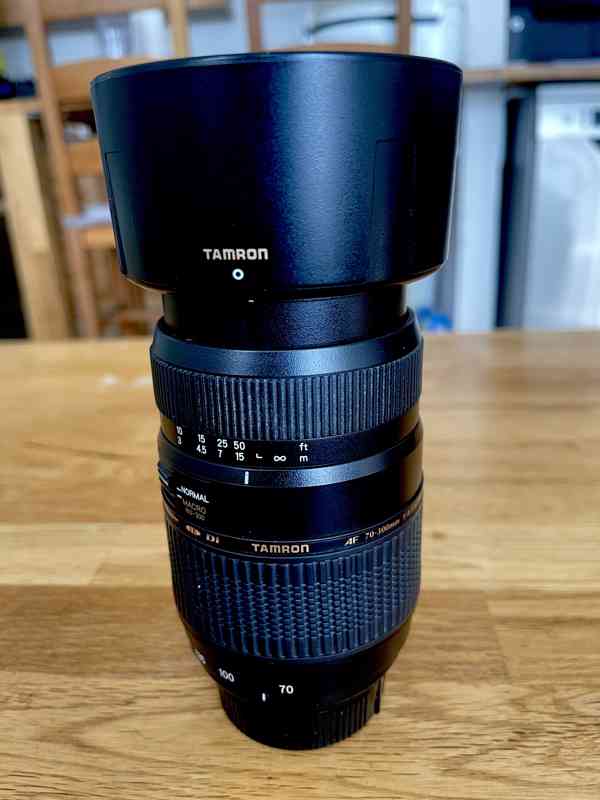Objektiv Tamron 70-300 mm1:4-5.6 tele-macro 1:2 62 mm A17 - foto 1