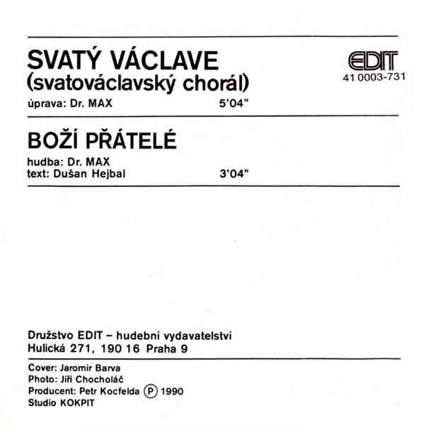 Dr. Max ‎– Svatý Václave (Svatováclavský Chorál)  (SP) - foto 2