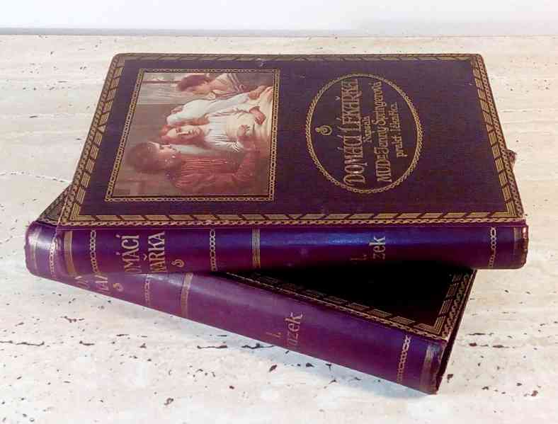 Starožitné lékařské knihy Domácí lékařka, 1923