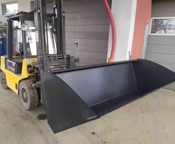 Hydraulická lopata na vzv, lžíce na destu - foto 5