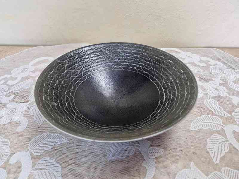 Stylová keramická Mísa na třech nožičkách Otto Eckert ? - foto 3