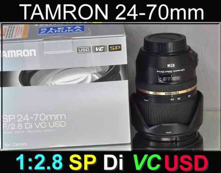 pro Canon - Tamron AF SP 24-70mm f/2,8 Di VC USD - foto 1
