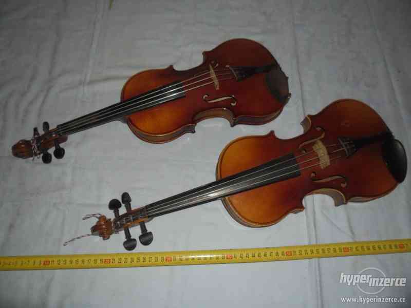 5 ks starých houslí - foto 8