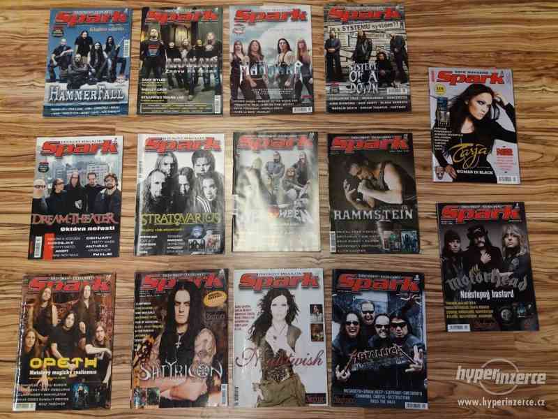 Prodám rockové a metalové časopisy SPARK, FAKKER, a další. - foto 1