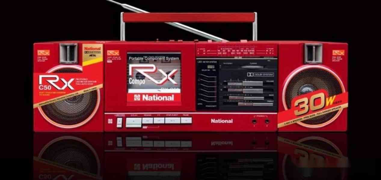 Radiomagnetofon National RX-C 50, rok 1983 - foto 2