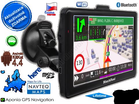 GPS NAVIGACE XTECHNAVI 7.0", ANDROID 4 CZ - foto 2