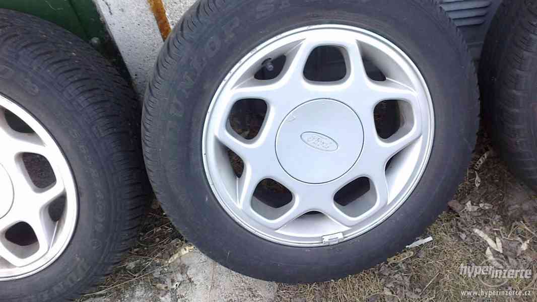 Prodám 4ks alu disků 14" 4x108 Ford s pneu - foto 2