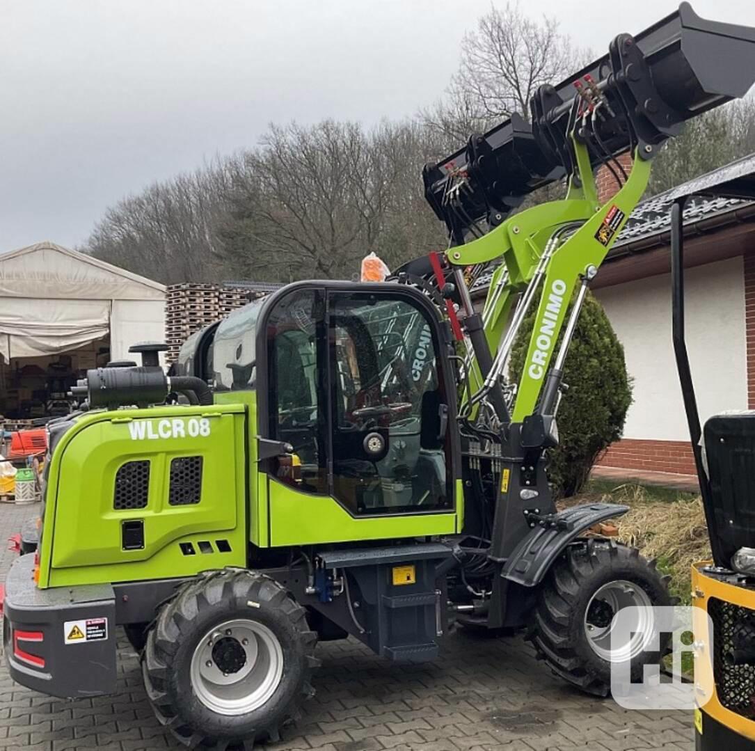 Kloubový nakladač CR08-10 S s kabinou + lžíce AKCE - foto 1