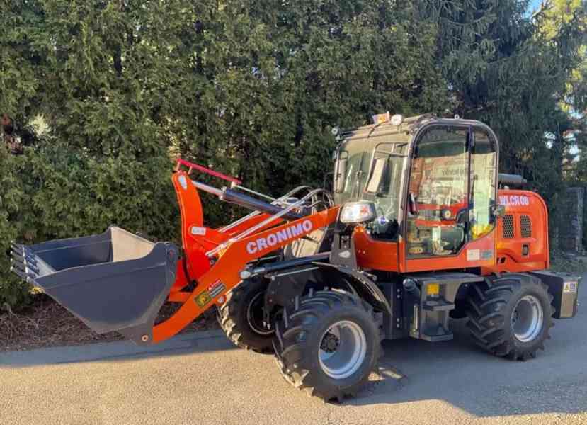 Kloubový nakladač CR08-10 S s kabinou + lžíce AKCE - foto 5