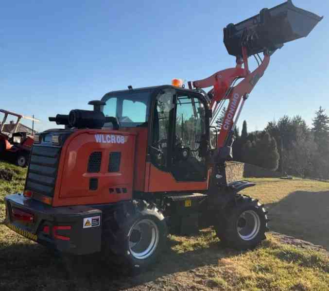 Kloubový nakladač CR08-10 S s kabinou + lžíce AKCE - foto 4