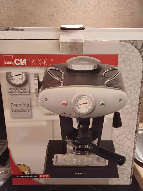 Kávovar na esspresso Clatronic ES 2999 - foto 5