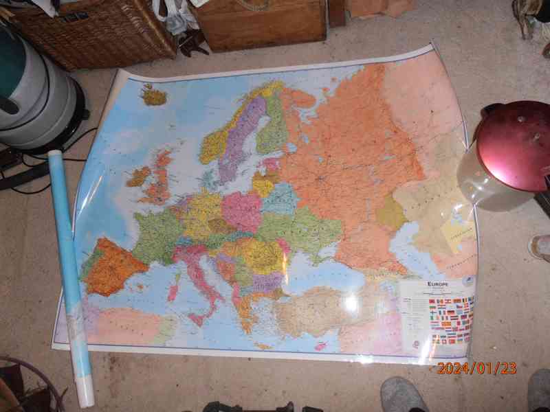 mapa evropy