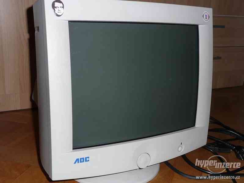 Prodám starý funkční CRT PC monitor AOC 7Vlr+ - foto 1