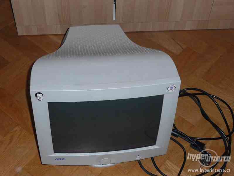 Prodám starý funkční CRT PC monitor AOC 7Vlr+ - foto 3