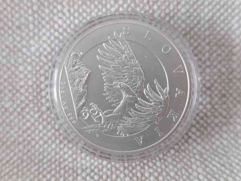 2oz stříbrná mince Slovenský orel, jen 500ks, rok 2024 - foto 3