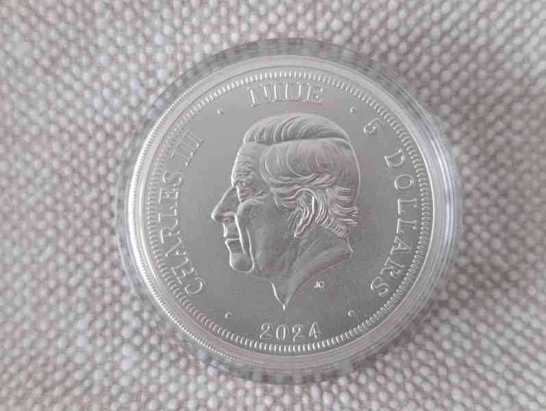2oz stříbrná mince Slovenský orel, jen 500ks, rok 2024 - foto 5