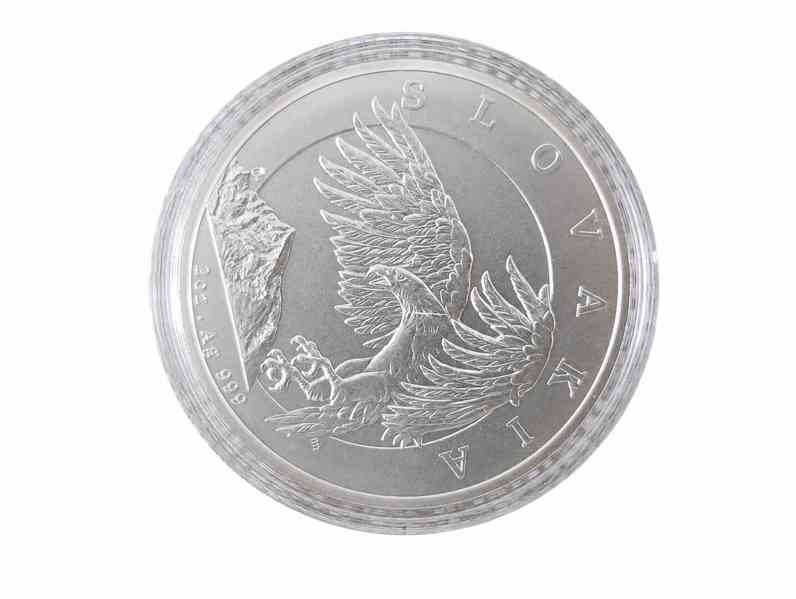2oz stříbrná mince Slovenský orel, jen 500ks, rok 2024 - foto 2