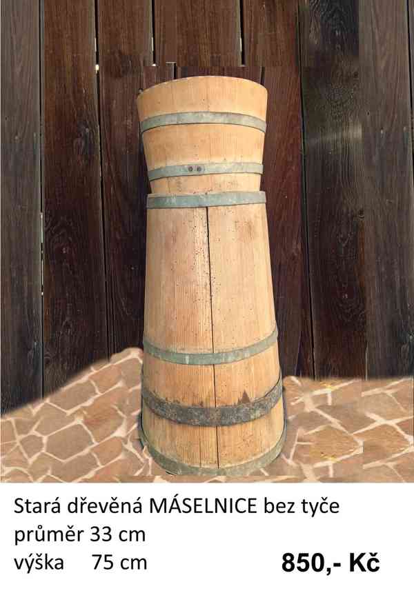 Stará dřevěná M Á S E L N I C E - foto 2