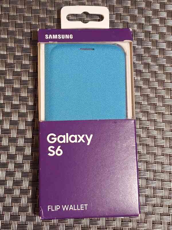 Flipové pouzdro Samsung pro Samsung S6 modré (EF-WG920BL)