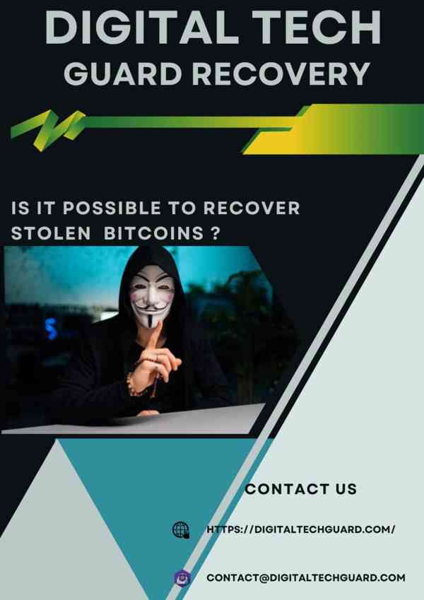 RECOVER LOST/STOLEN BITCOIN WITH DIGITAL TECH GUARD RECOVERY