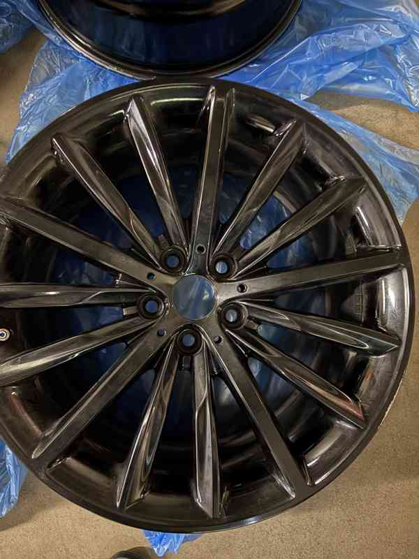 Zánovní 19" originální sada BMW Styling 633 Black, vč. TPMS - foto 3