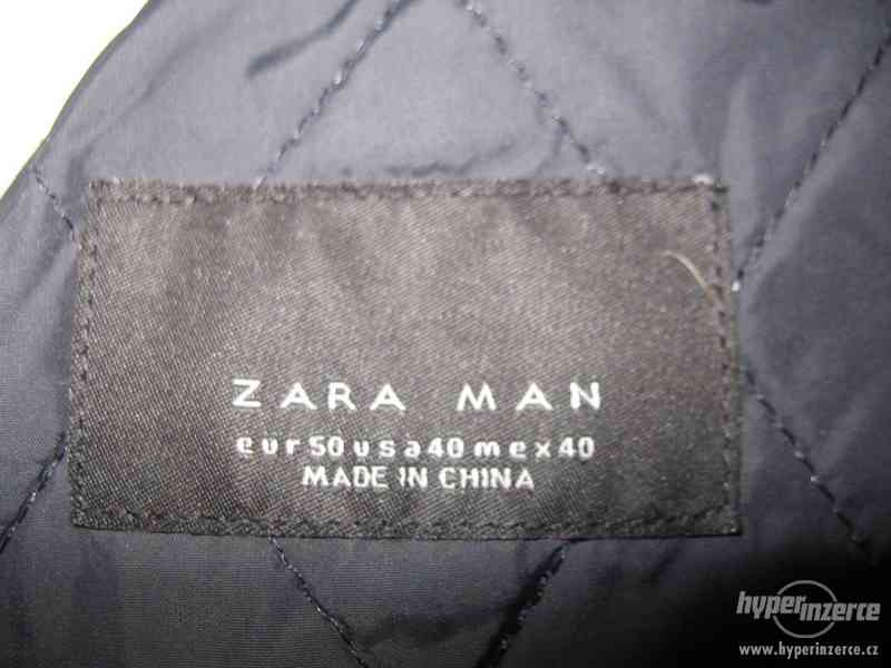 Zara Man kabát pro muže, 80% vlna, velikost M - foto 2