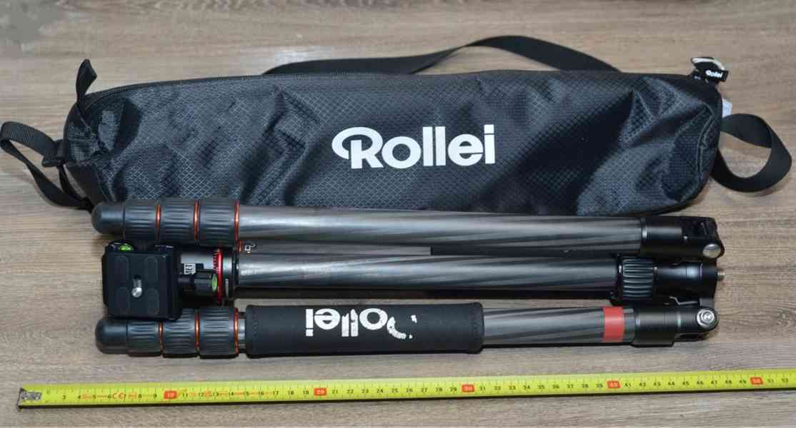 Rollei C50i+hlava stativ/monopod*Carbon nosn. 8Kg - foto 3