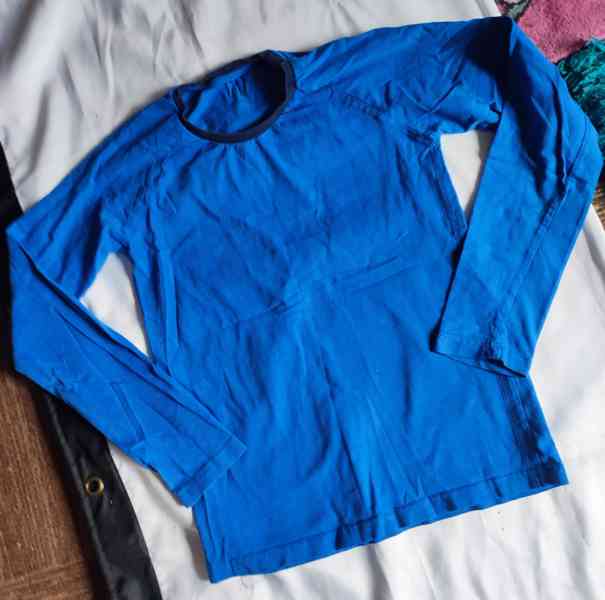 Dětské modré tričko, vel. 158-164 - foto 3