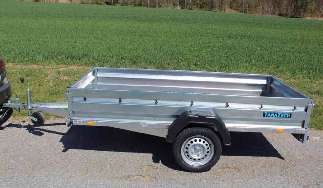 TANATECH - Přívěs Zaslaw 265SU 265x132x35 750kg sklopný - foto 2