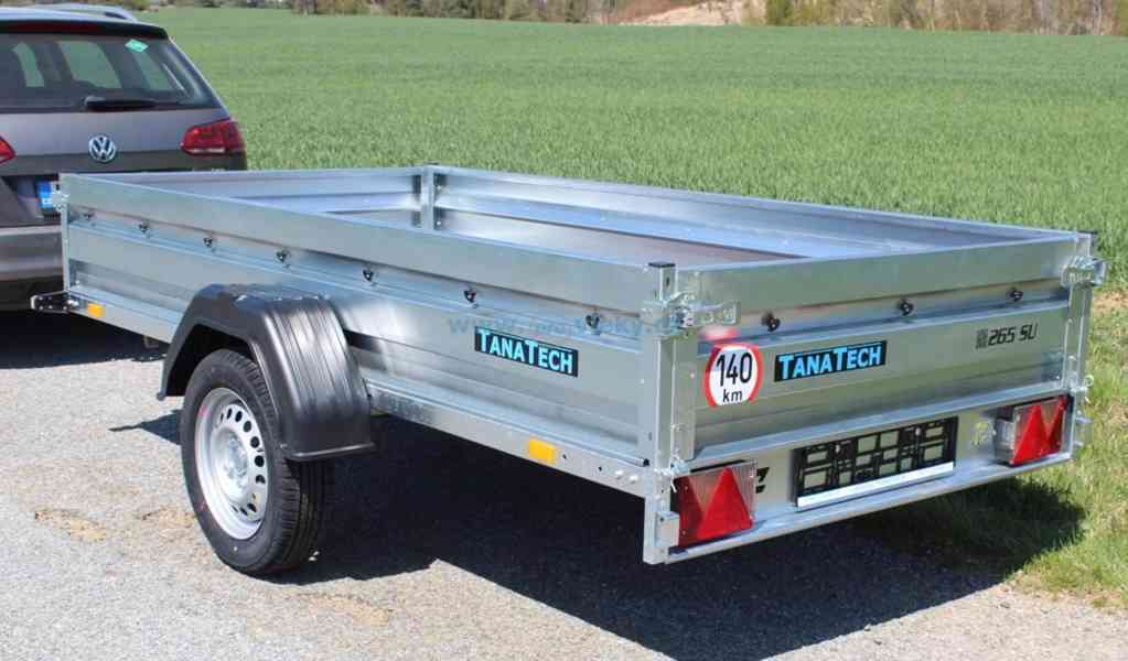 TANATECH - Přívěs Zaslaw 265SU 265x132x35 750kg sklopný - foto 3