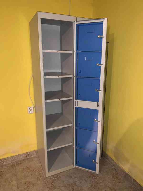 Kovové šatní skříňky / boxy na klíč – Olomouc - foto 4