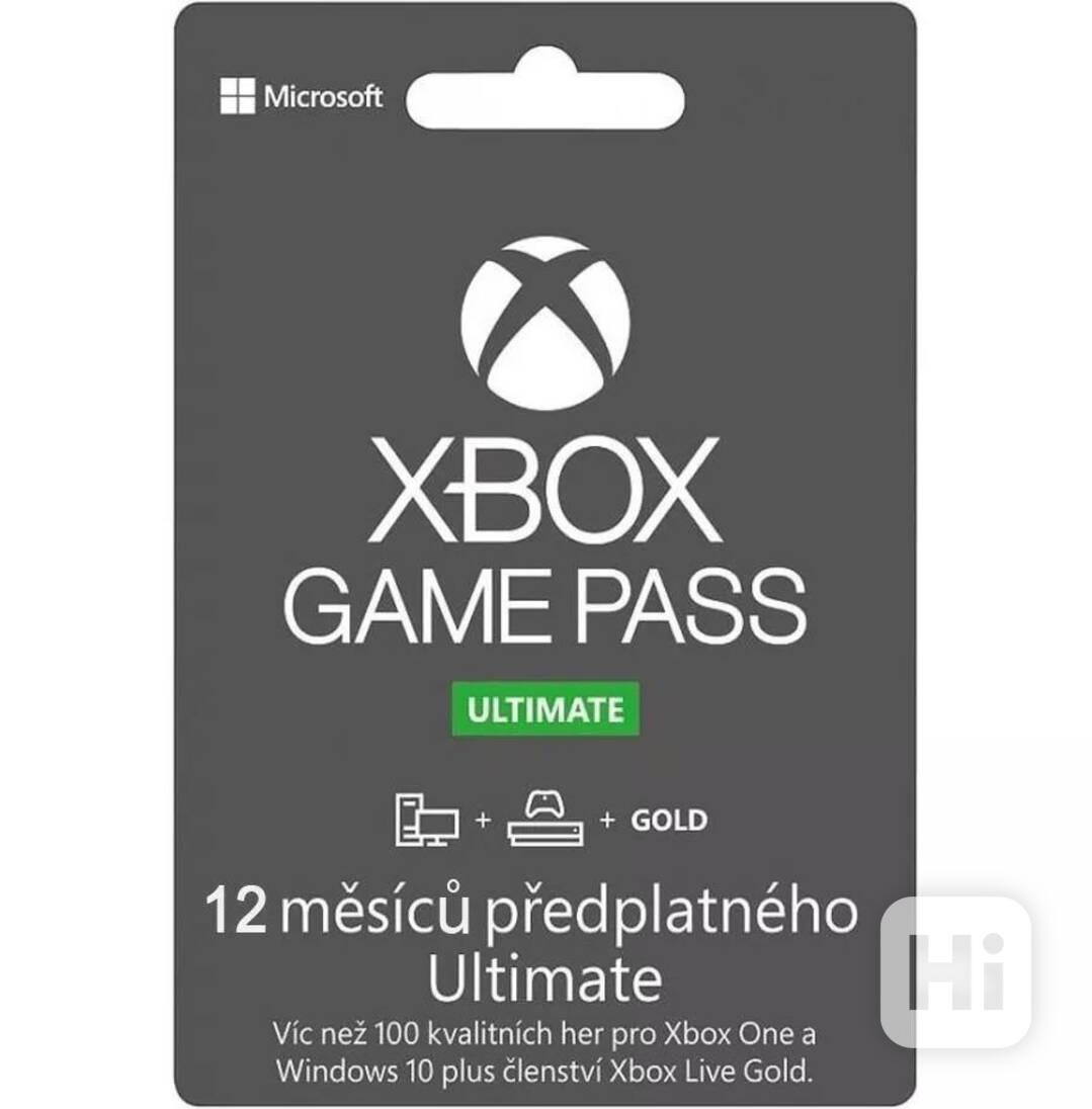 Xbox Game Pass Ultimate 12 měsíců/1 rok (včetně Xbox live ) - foto 1