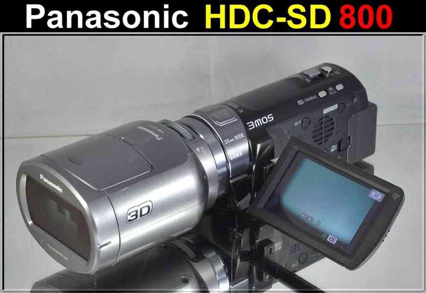 Videokamera: Panasonic HDC-SD800 3MOS*FullHD/3D*iA