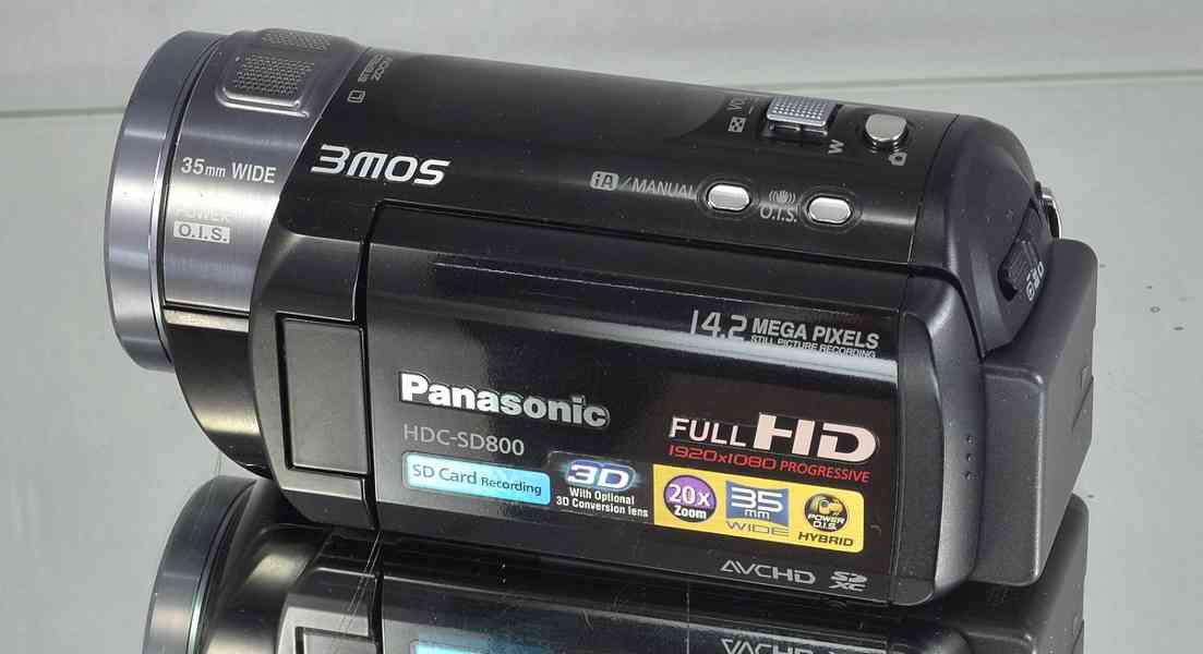 Videokamera: Panasonic HDC-SD800 3MOS*FullHD/3D*iA - foto 8