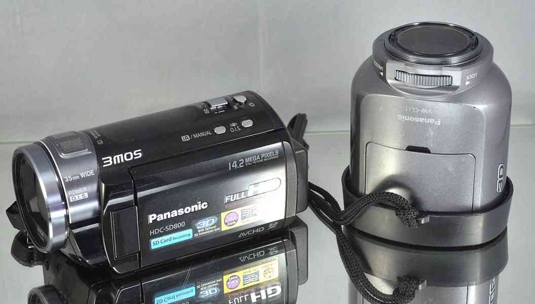 Videokamera: Panasonic HDC-SD800 3MOS*FullHD/3D*iA - foto 4