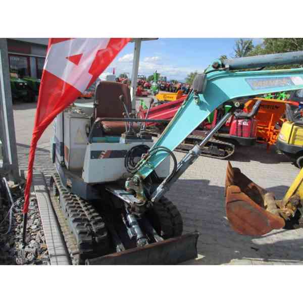 Minibagr YanmaR B17 1700kg, nefunkční jeden pojezd