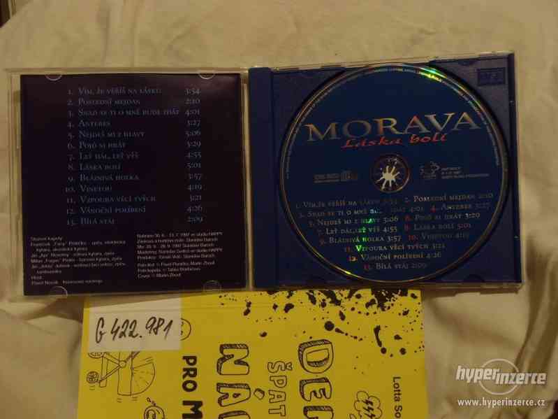 CD Morava - Láska bolí 1997 RARITA krásný stav - foto 2