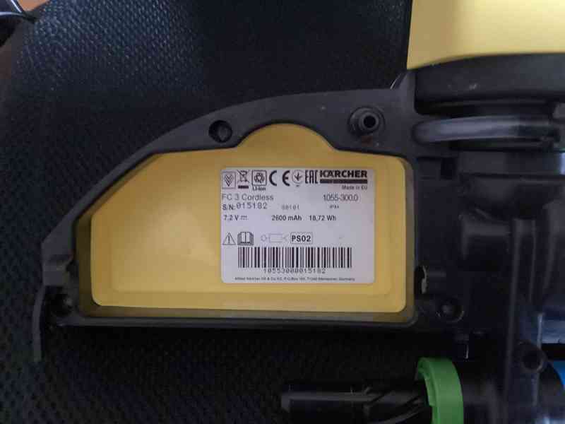 PODLAHOVÁ MYČKA FC 3 CORDLESS - foto 2