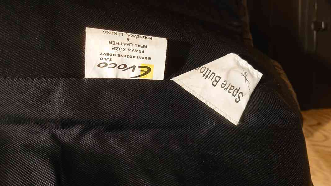 Dámský kožený kabát velikost 40 - foto 3