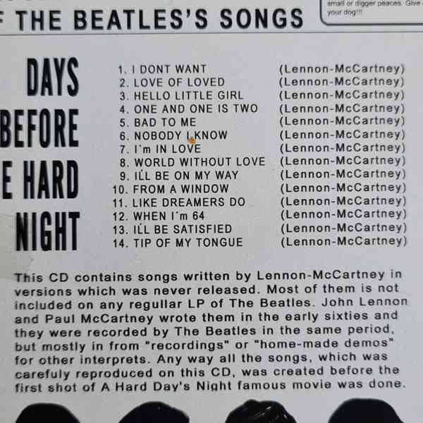 CD - THE BEATLES / Days Before The Hard Night - foto 2