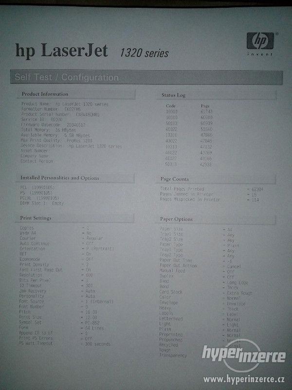 HP Laserjet 1320 / duplex / toner 43% - foto 2