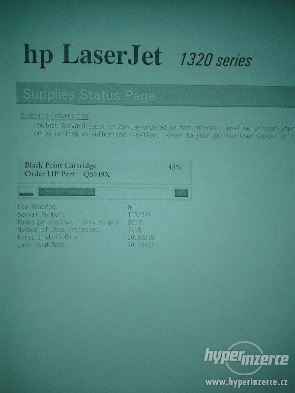 HP Laserjet 1320 / duplex / toner 43% - foto 3