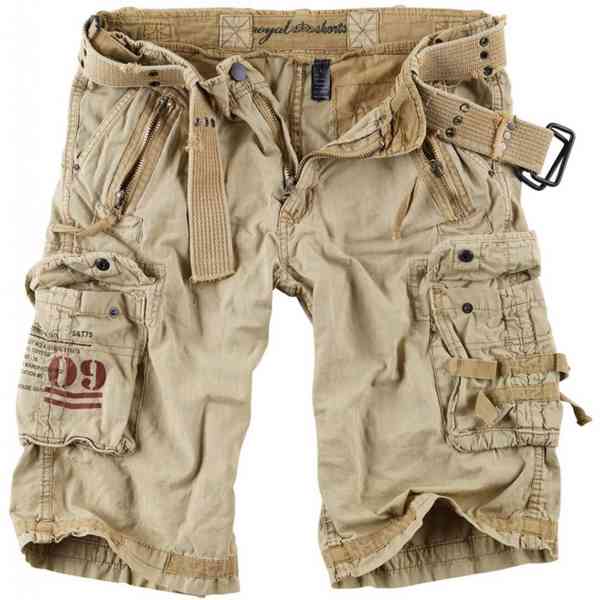 Kraťasy Surplus Royal Shorts - béžové - foto 2