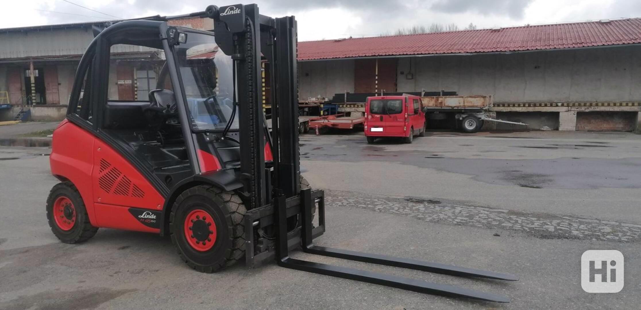 LINDE H45D-01 boční posuv, vidle 2 m - foto 1