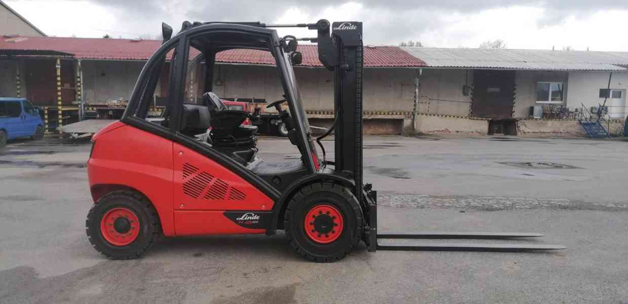 LINDE H45D-01 boční posuv, vidle 2 m - foto 2