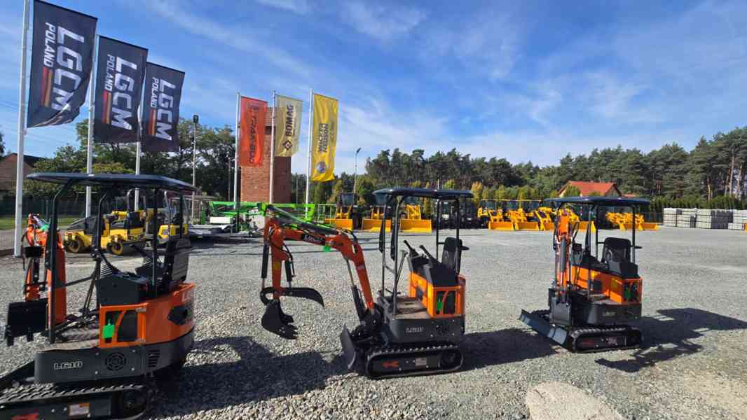Minibagr LGCM LG10 1T s drapákem + 3 lžíce Opava - foto 2